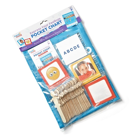 Hand2Mind Express Your Feelings Pocket Chart 93385